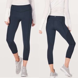 Lululemon All The Right Places Crop II Tight Navy